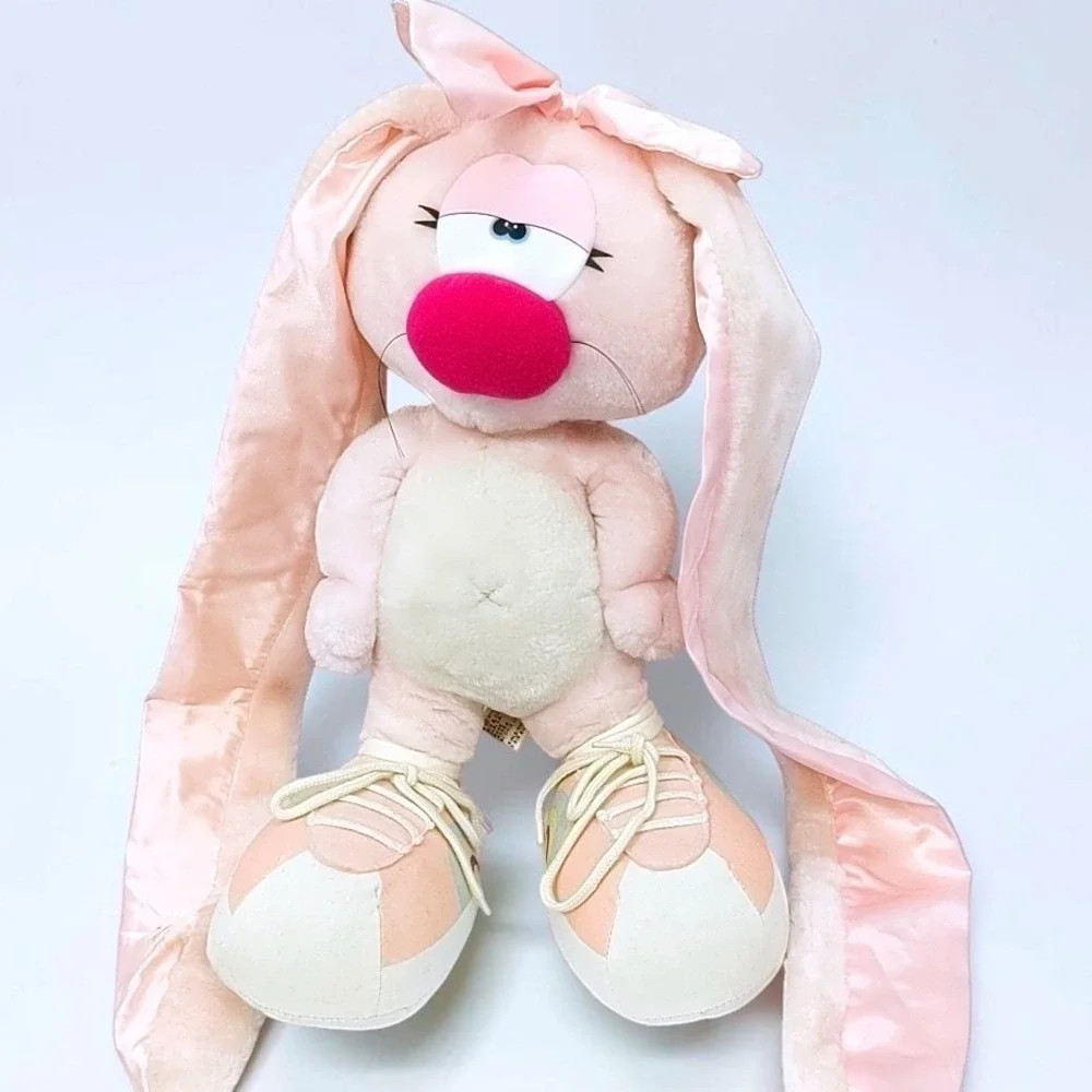 VTG 1985 Applause Billie Jean Pink Bunny Plush 14